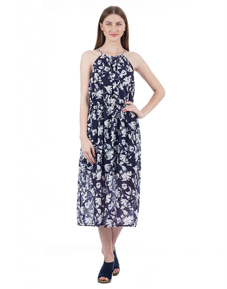 U.S. Polo Assn. Women Floral Print Casual Wear Dresses